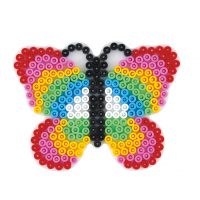 Hama midi strijkkralen vormpje VLINDER figuur / grondplaat voor normale strijkparels (strijkkralenbordje / legbordje dier butterfly), creatief cadeau idee voor kinderen, PASEN