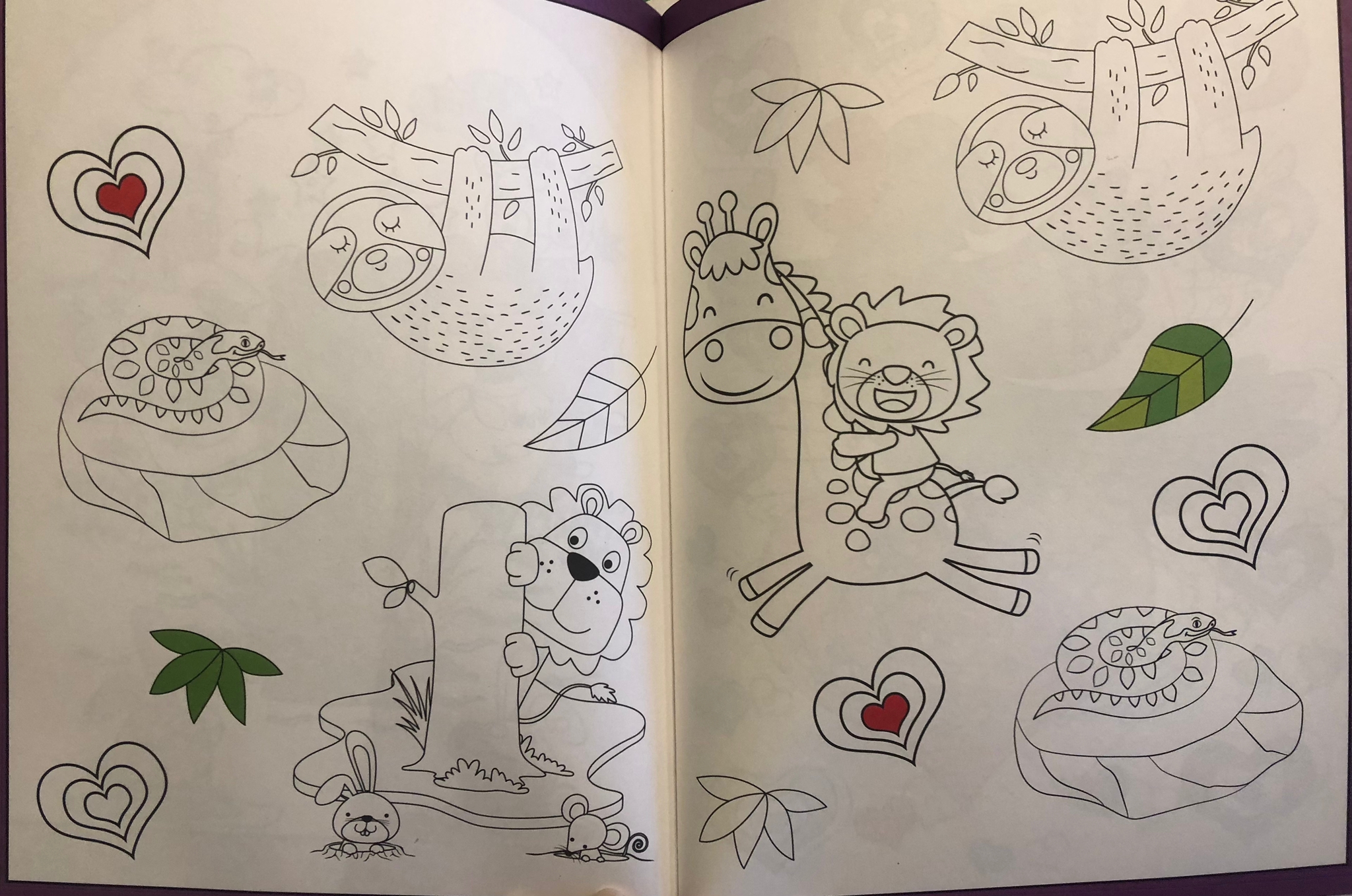 Moeras wereld Monteur Jungle kleurboek voor kinderen, met wilde dieren (giraffe) in de natuur  (creatief kleuren en tekenen) – Blije Kids