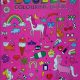 Roze unicorn doodle kleurboek voor meisjes, met eenhoorns / paardjes (pony) en andere dieren (creatief kleuren en tekenen / droedels)